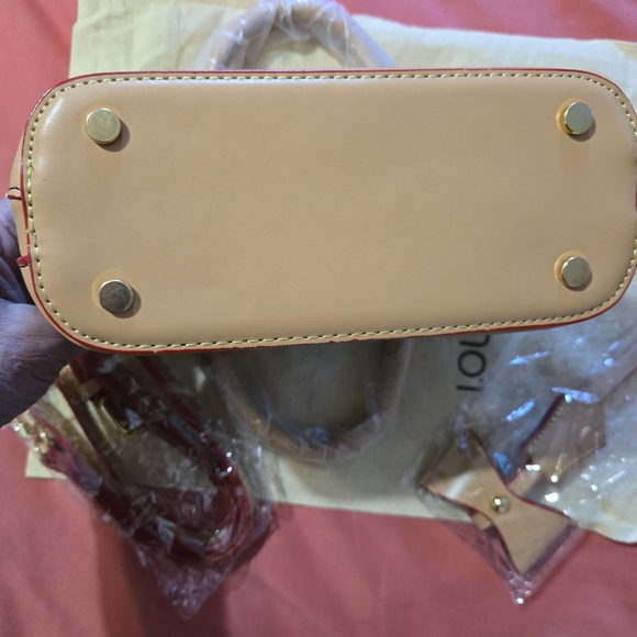 LV Fashion Black and Tan Mini Bag - Picture 4 of 6